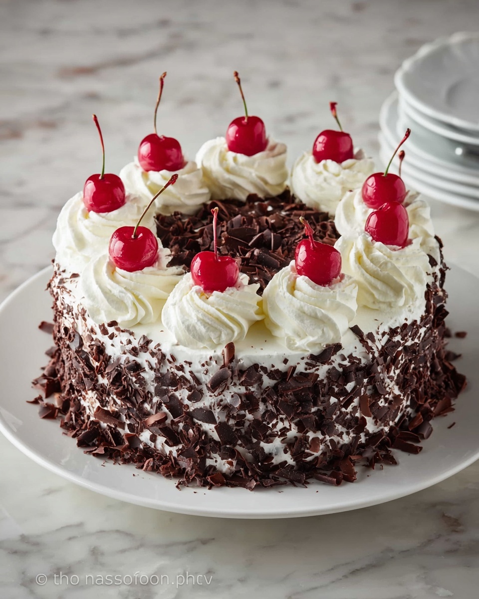 Black Forest Cake Recipe - Recipe Image
