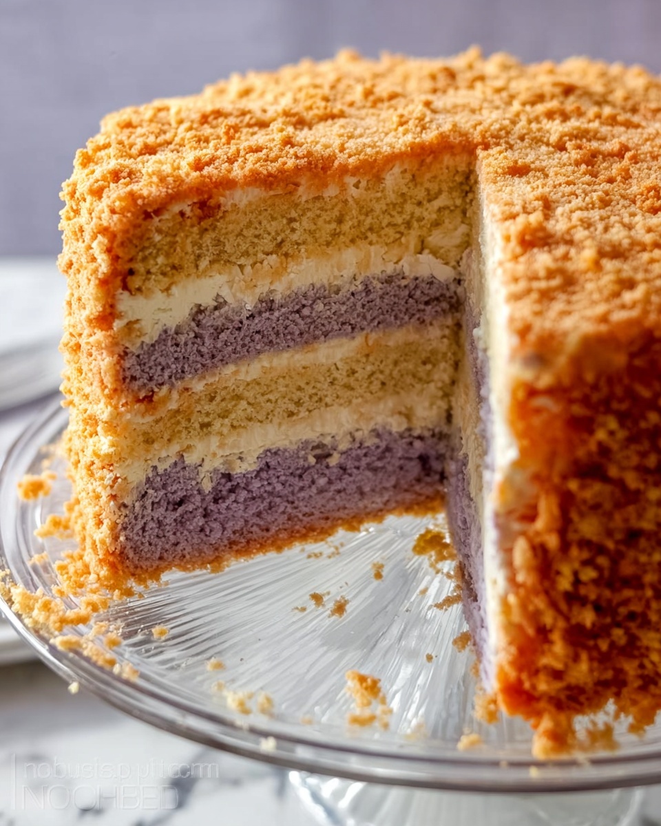 Russian Cake with Biskvit and Russian Cream Recipe - Recipe Image