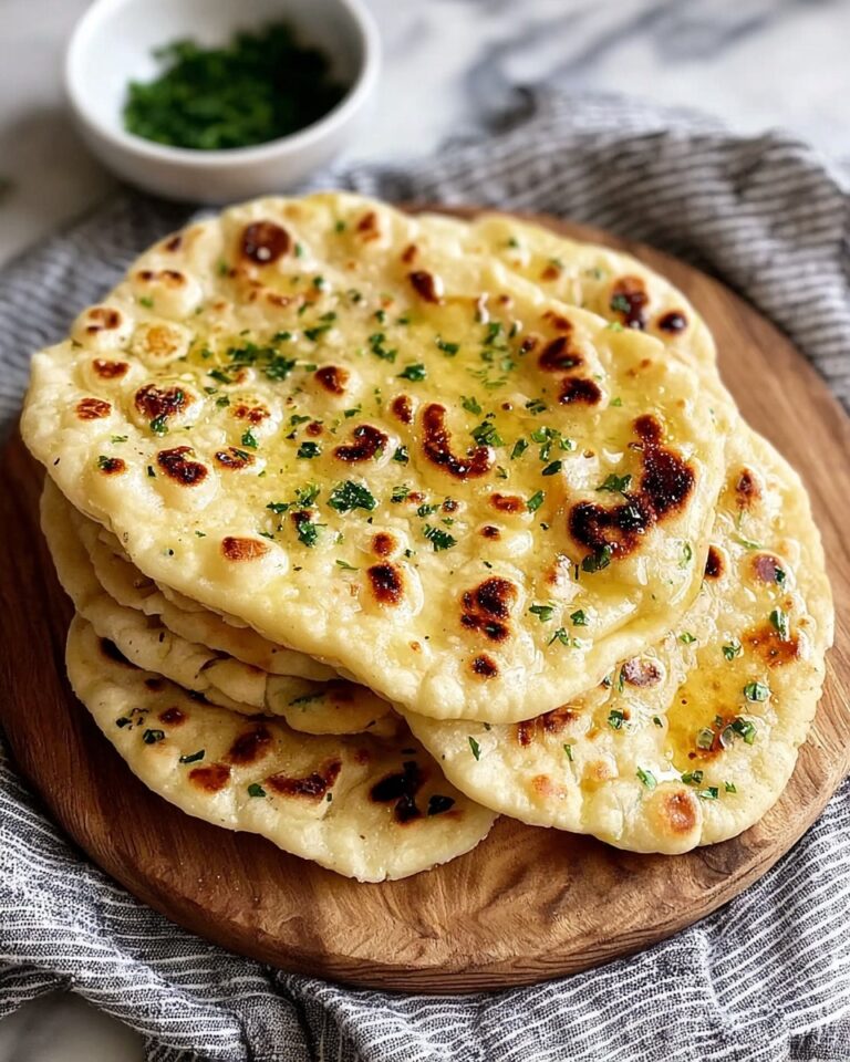 Garlic Butter Flatbread Recipe