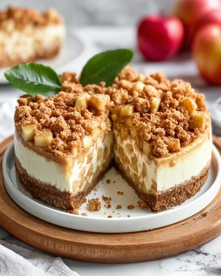 Apple Crumble Cheesecake Recipe
