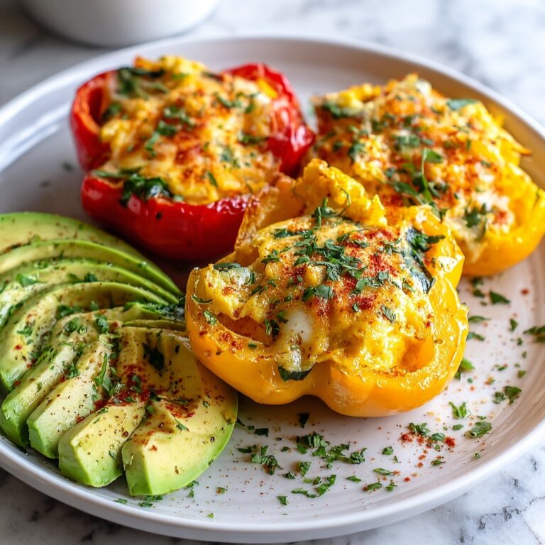 Breakfast Stuffed Peppers – Colorful, Cheesy Morning Magic Recipe