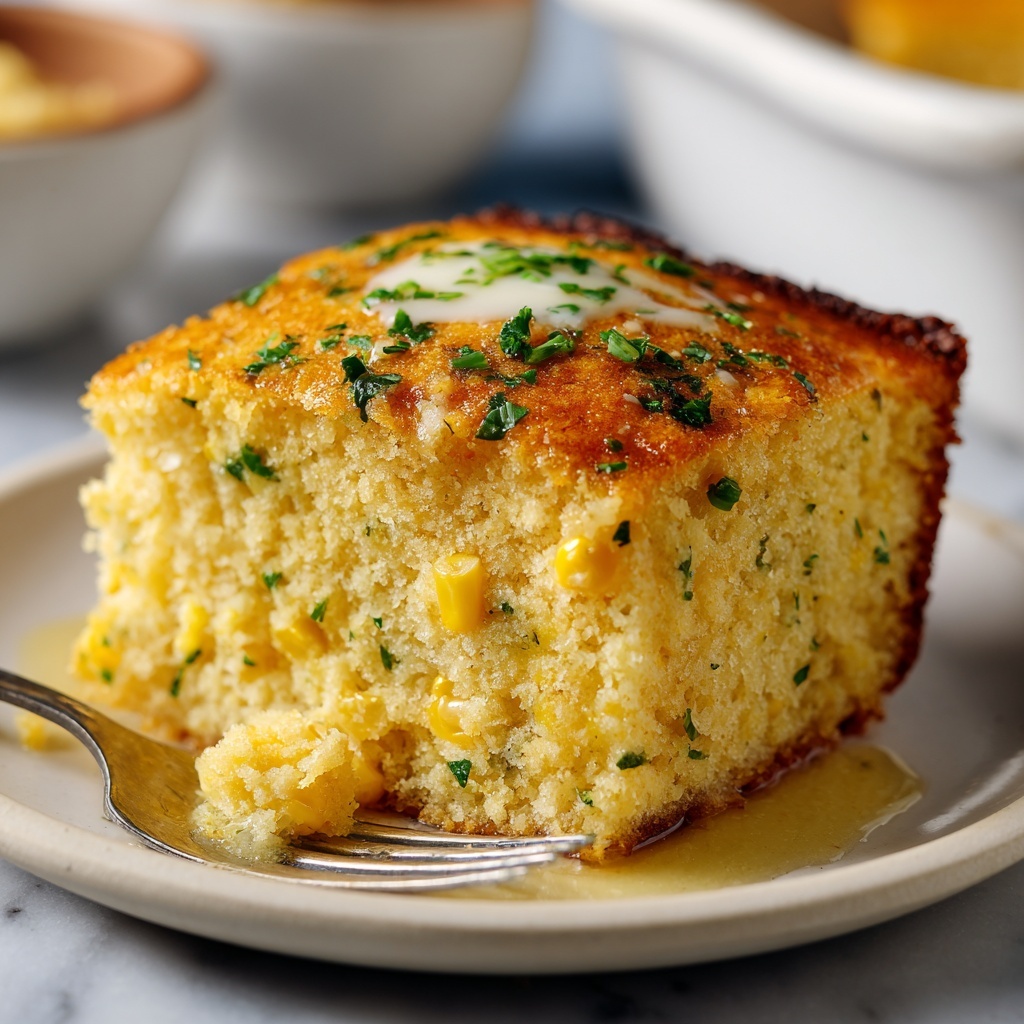 Easy Creamy Corn Casserole Recipe - Recipe Image