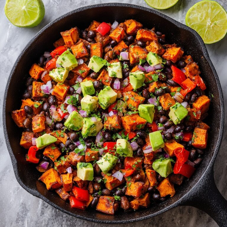 Sweet Potato & Black Bean Hash – Spiced, Hearty & Satisfying Recipe