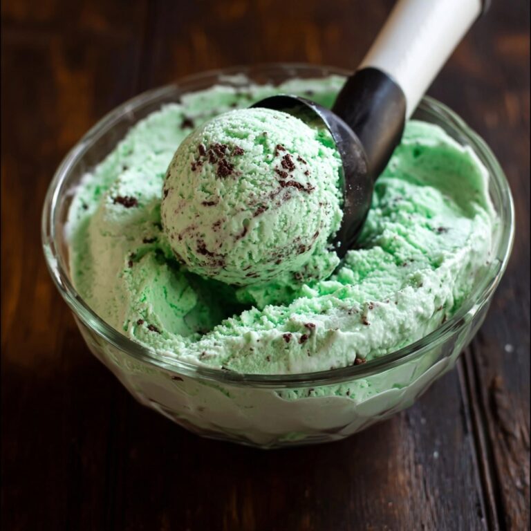 Homemade Mint Chocolate Chip Ice Cream Recipe