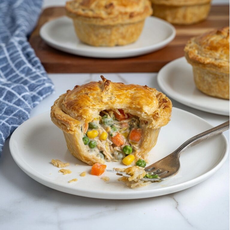Leftover Turkey Mini Pot Pies Recipe