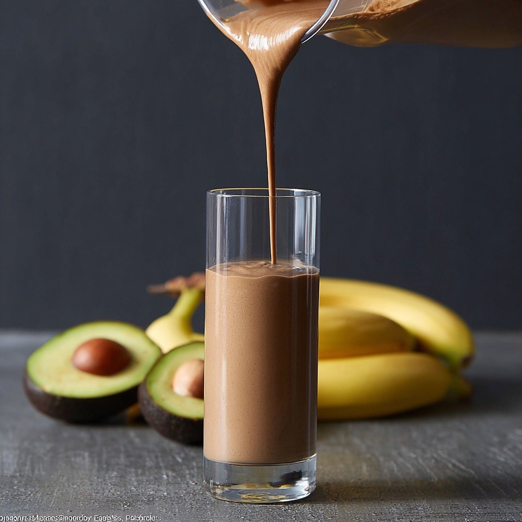 Chocolate Avocado Smoothie Recipe - Recipe Image