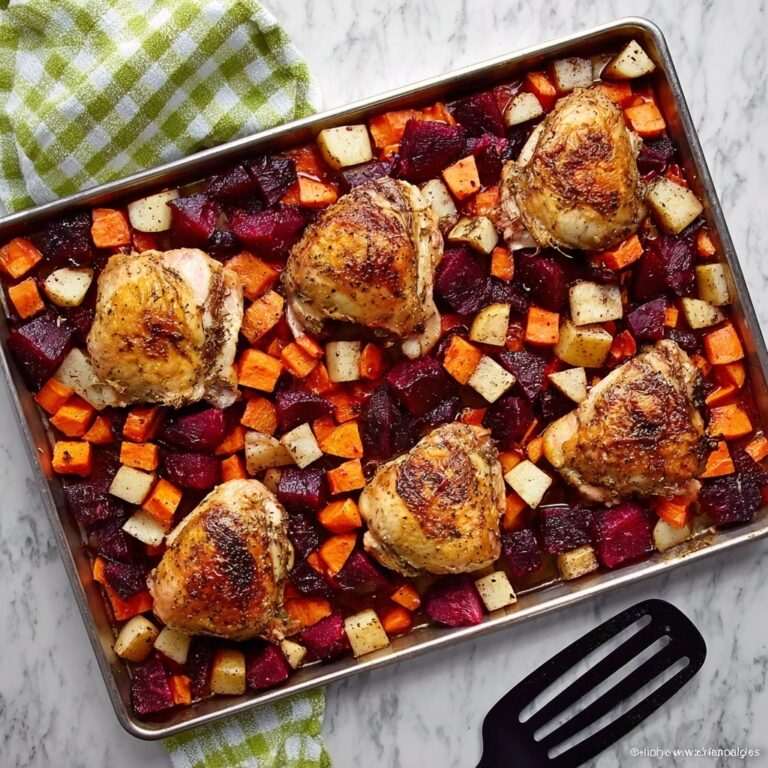 Sheet Pan Winter Chicken Dinner Recipe