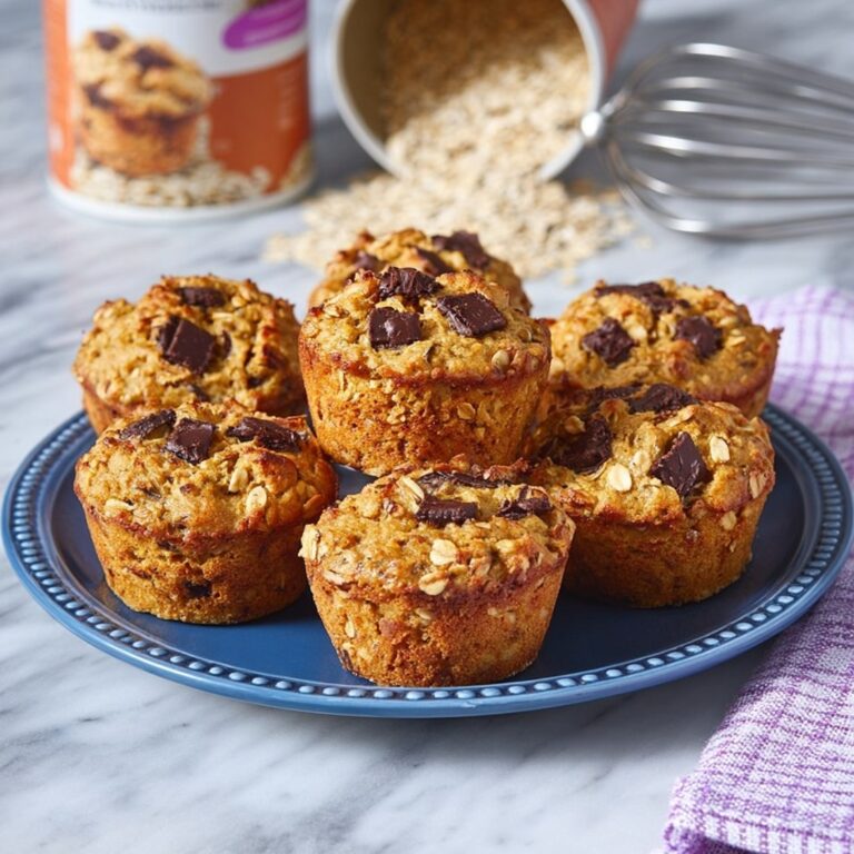 Healthy Sweet Potato Oatmeal Muffins Recipe