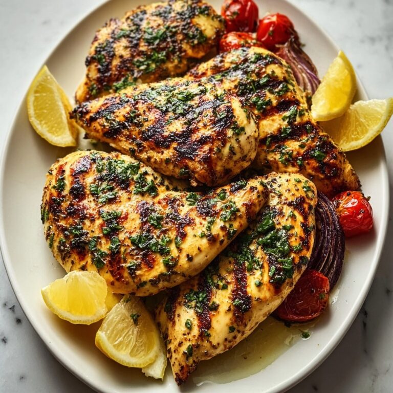 Juicy Grilled Mediterranean Chicken Breast Recipe