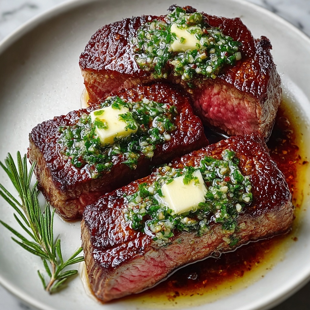 Authentic Garlic Butter Brazilian Steak Recipe - Recipe Image