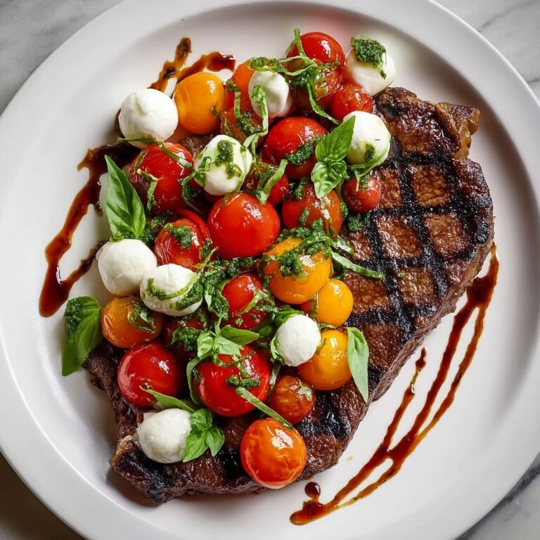 Balsamic Caprese Grilled Steak Recipe