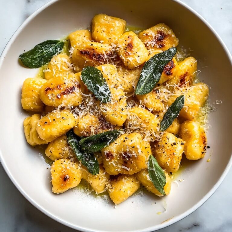 Creamy Pumpkin Gnocchi with Sage and Parmesan Recipe