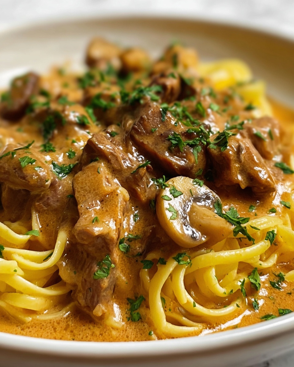 Quick and Easy Ground Beef Stroganoff Recipe - Recipe Image