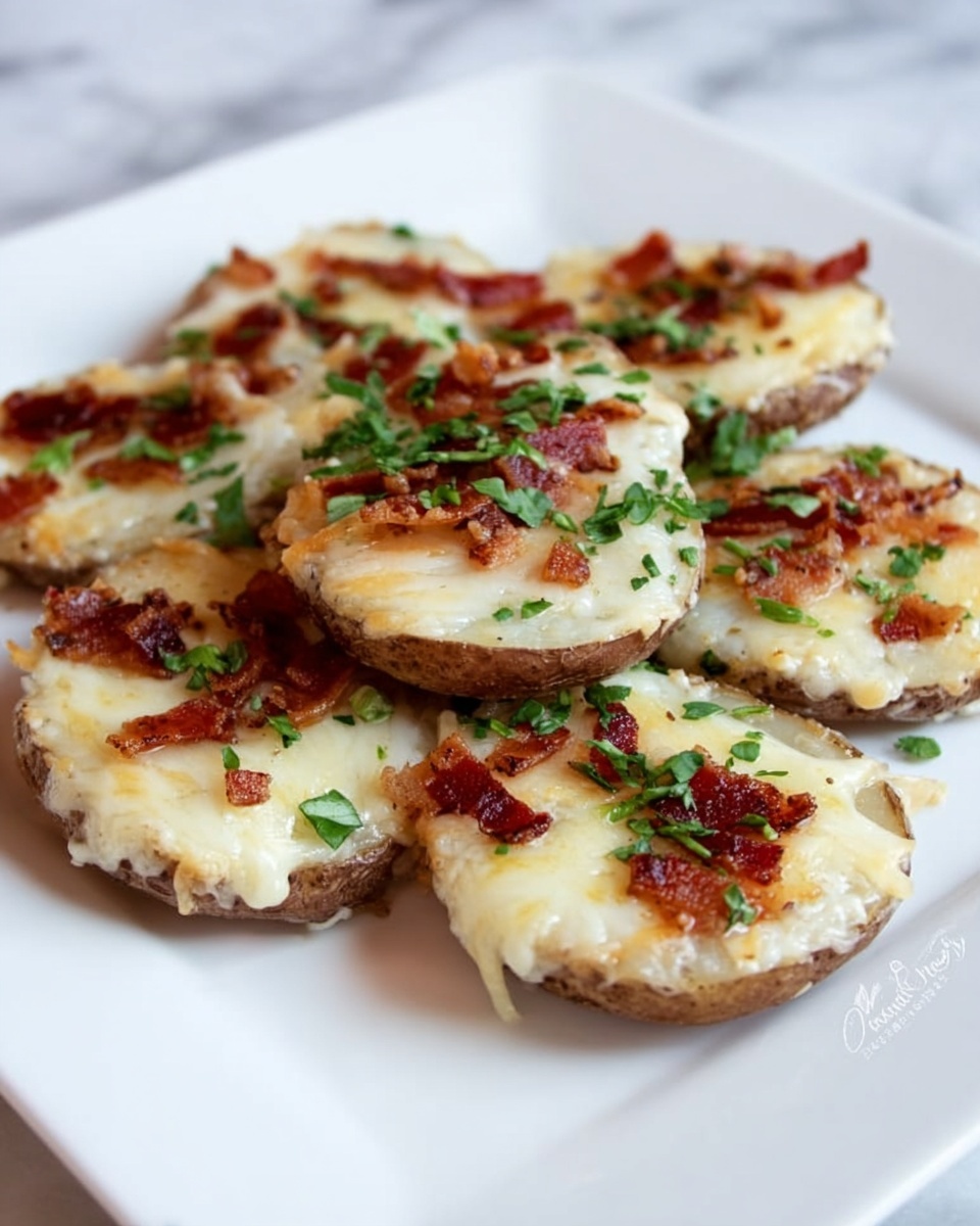 Loaded Baked Potato Rounds (with Vegetarian Option) Recipe - Recipe Image