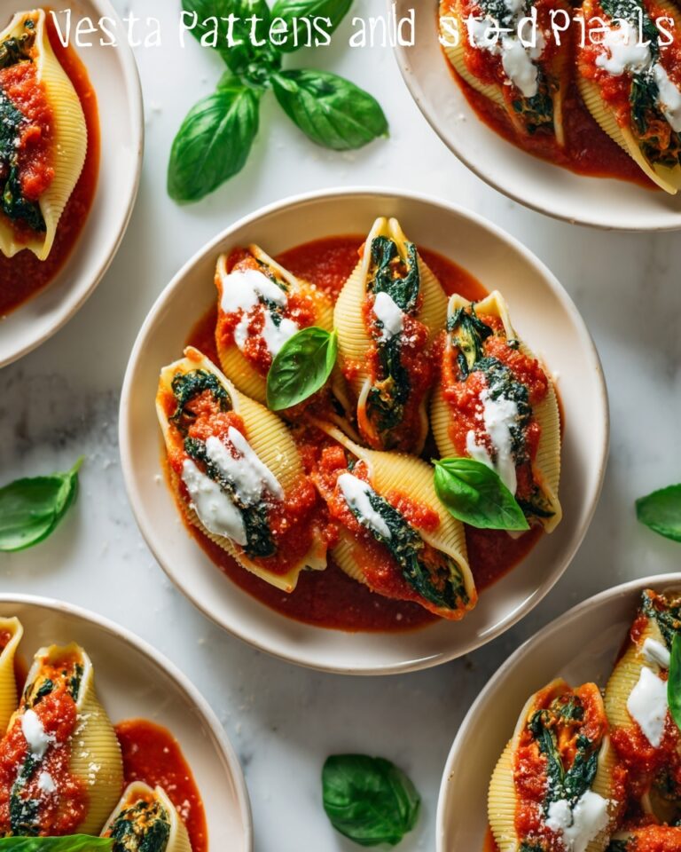 Vegetarian Stuffed Pasta Shells Recipe