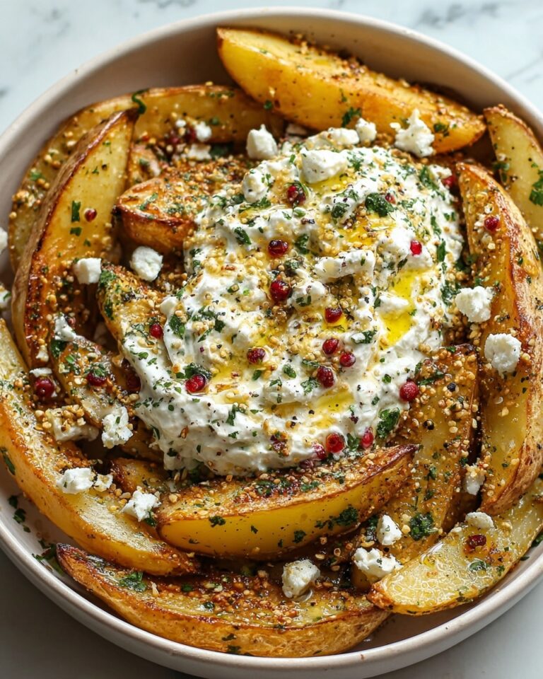 Easy Greek Fries with Feta and Tzatziki Sauce Recipe