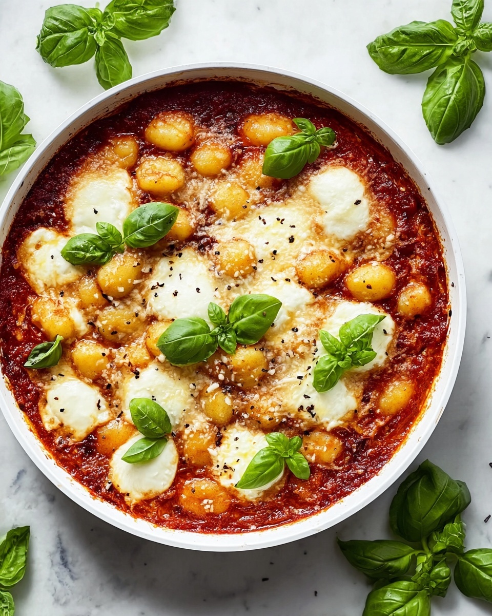 Creamy Chicken Parmesan Gnocchi Bake Recipe - Recipe Image