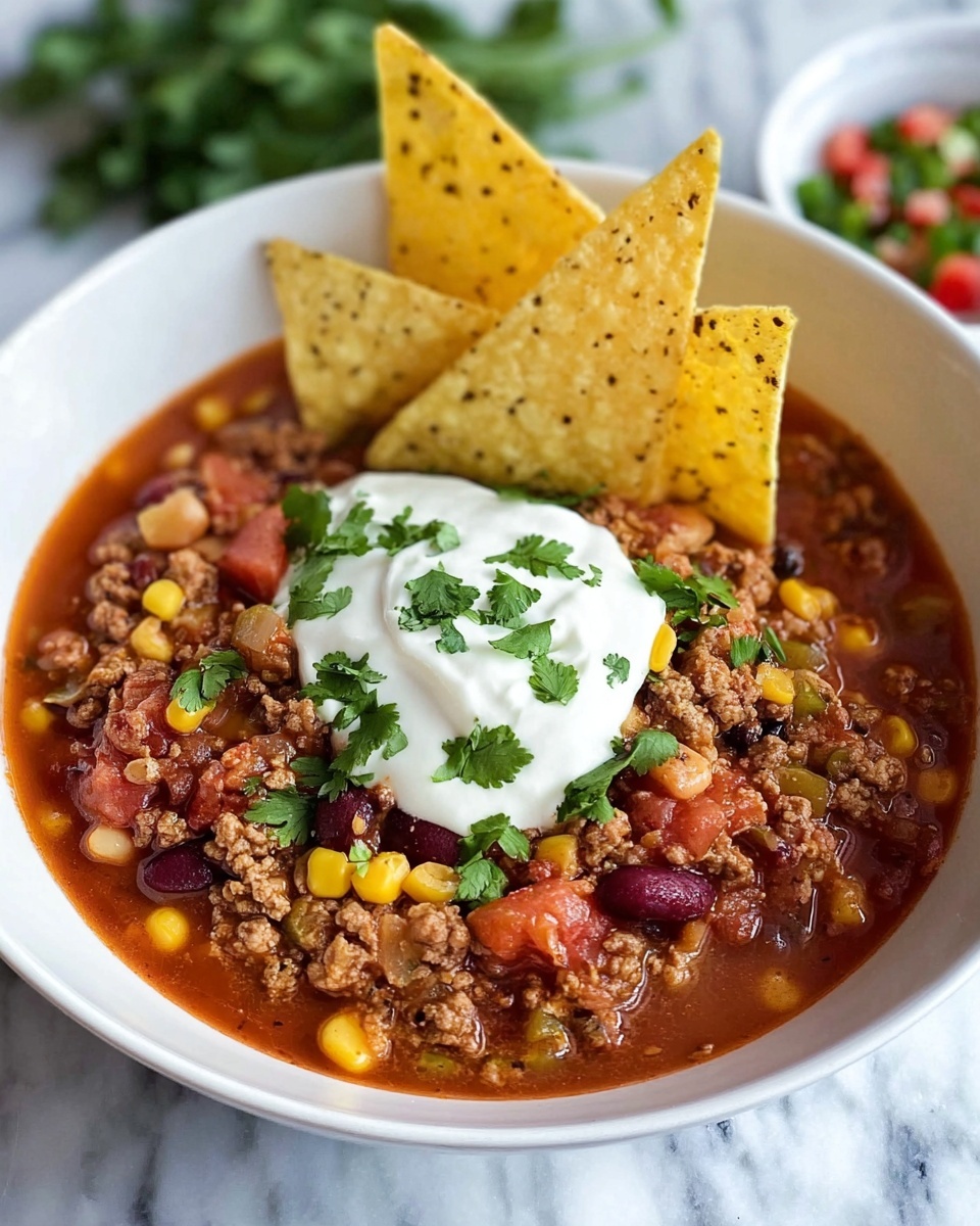 Simple and Delicious Taco Soup Recipe - Recipe Image