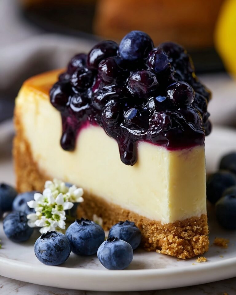 Delicious Lemon Blueberry Cheesecake Recipe