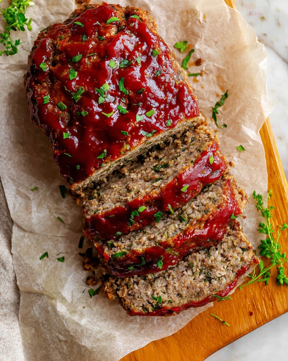 Classic Homemade Meatloaf with Tomato Glaze Recipe - Recipe Image