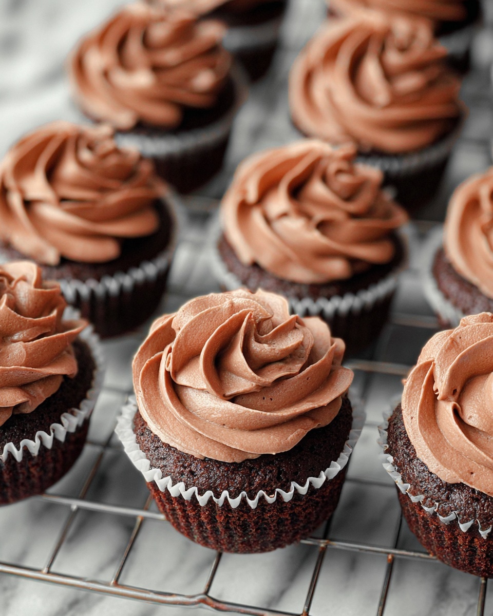 Mini Chocolate Cupcakes Recipe - Recipe Image