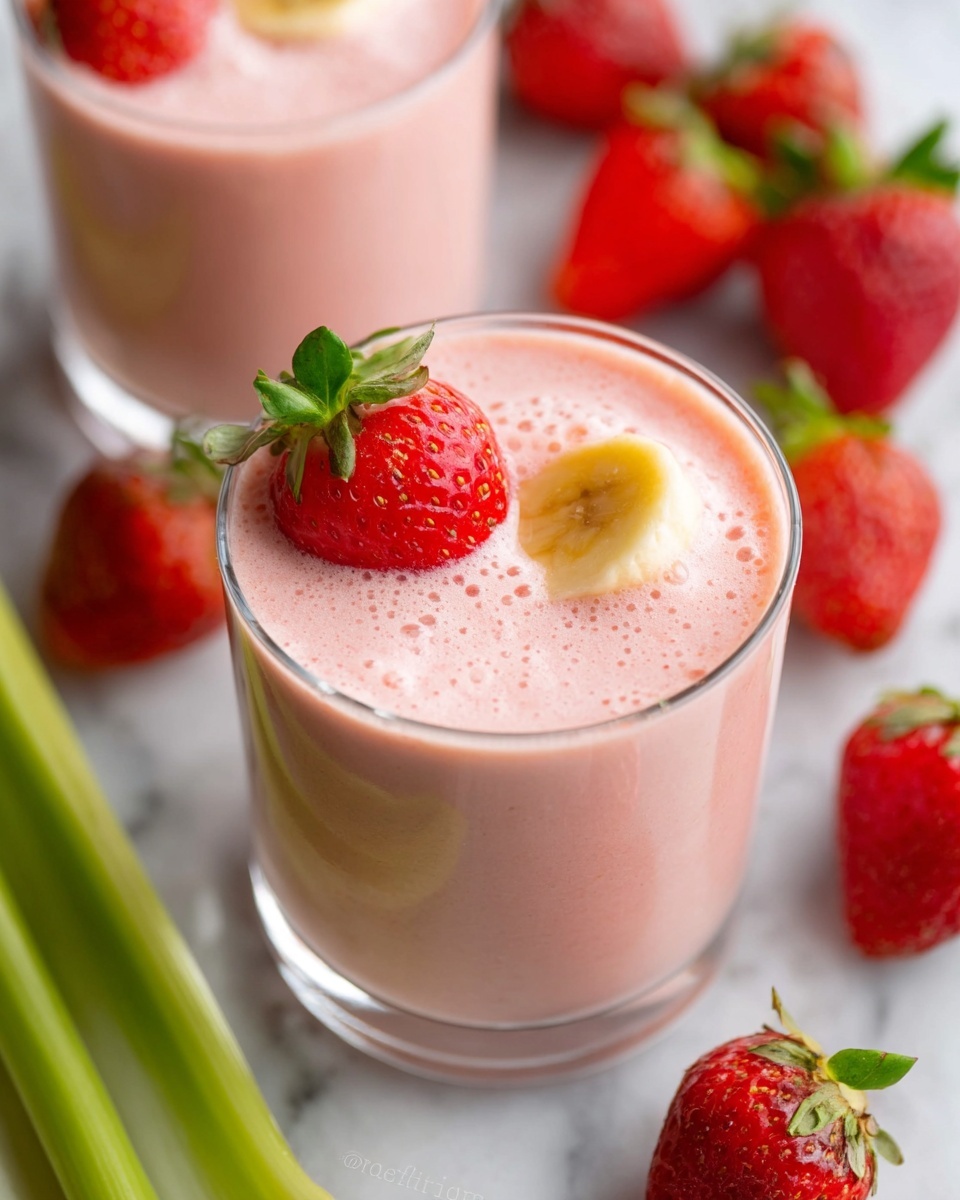 Strawberry Banana Pineapple Smoothie Recipe - Recipe Image