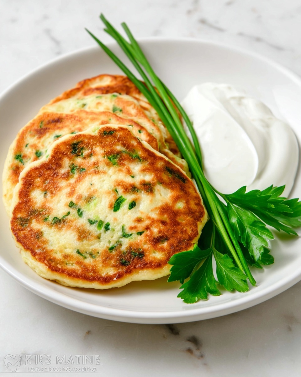 Parmesan Herb Potato Pancakes Recipe - Recipe Image