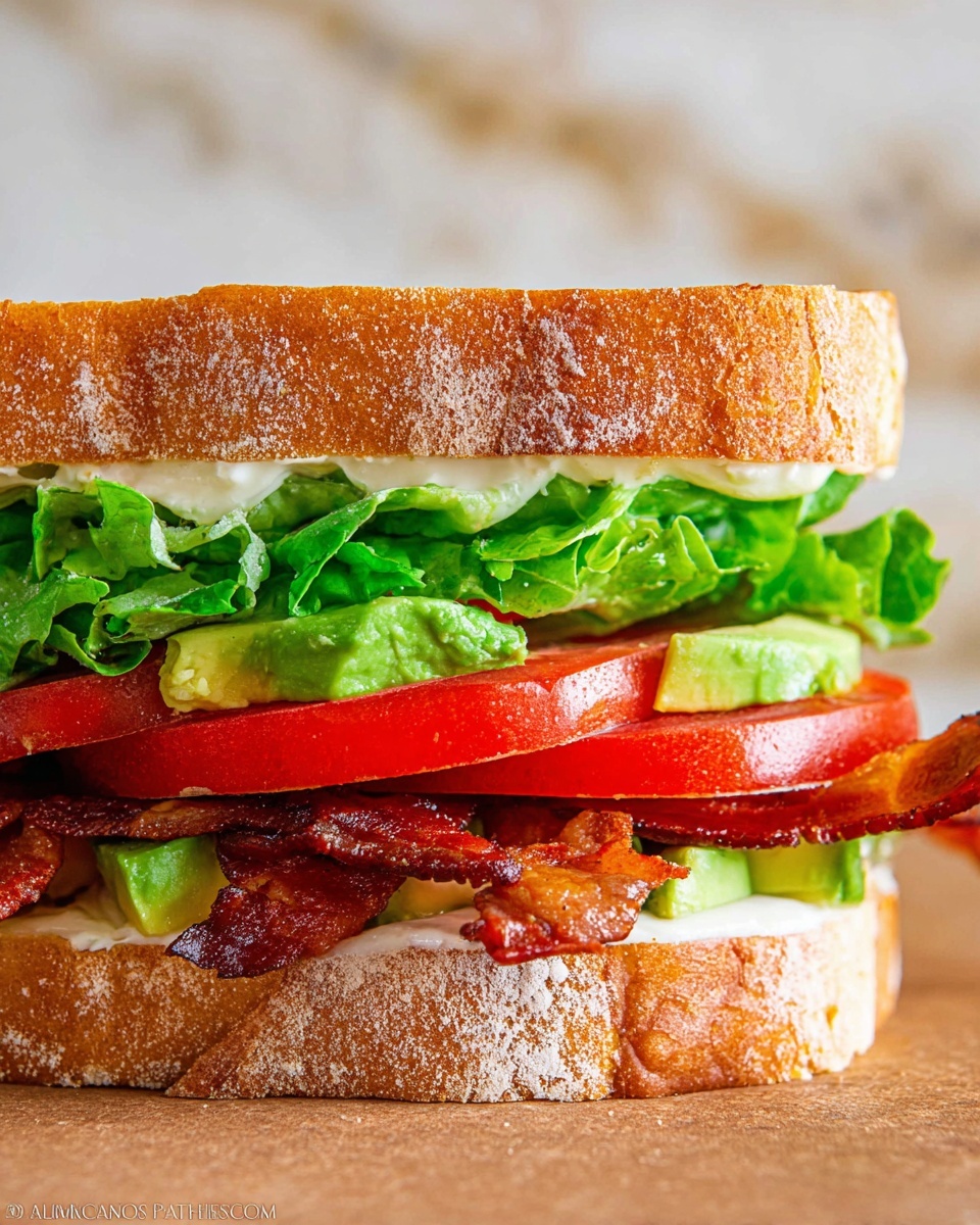 BLT Sandwich with the Best Sauce Recipe - Recipe Image