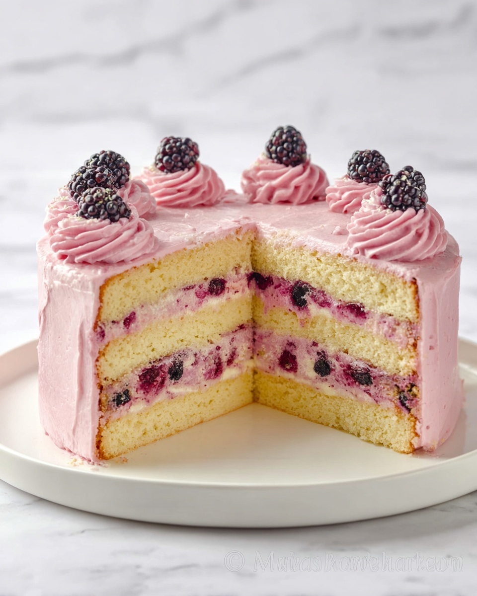 Blackberry Cake Recipe - Recipe Image