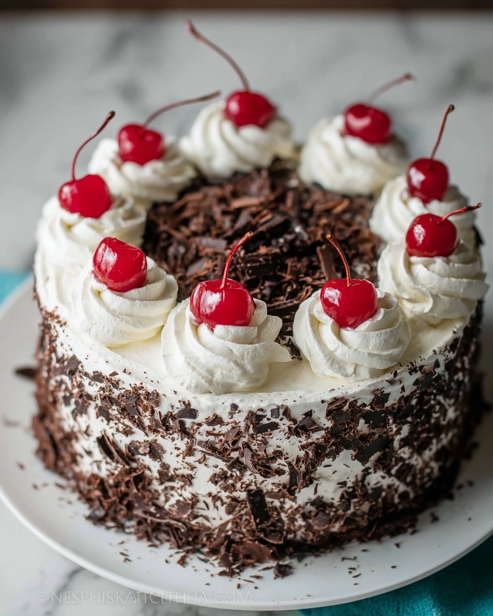 Black Forest Cake Recipe - Recipe Image