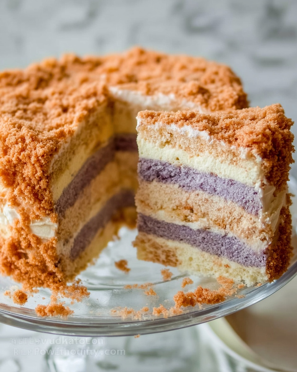 Russian Cake with Biskvit and Russian Cream Recipe - Recipe Image