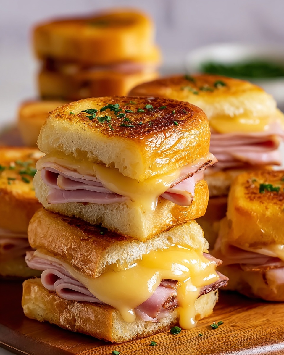 Hawaiian Ham and Cheese Sliders – The Ultimate Sweet and Savory Bite-Sized Delight Recipe - Recipe Image