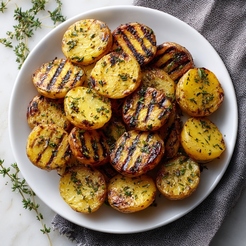 Crispy Grilled Potatoes with Smoky Flavor Recipe - Recipe Image