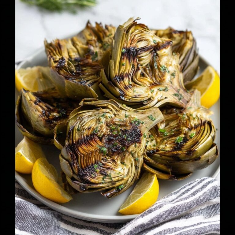 Grilled Artichokes with Balsamic Dipping Sauce Recipe