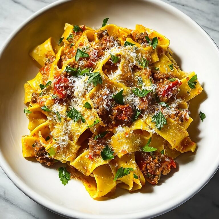 Creamy Calabrian Chili Pappardelle with Sausage and Fennel Recipe