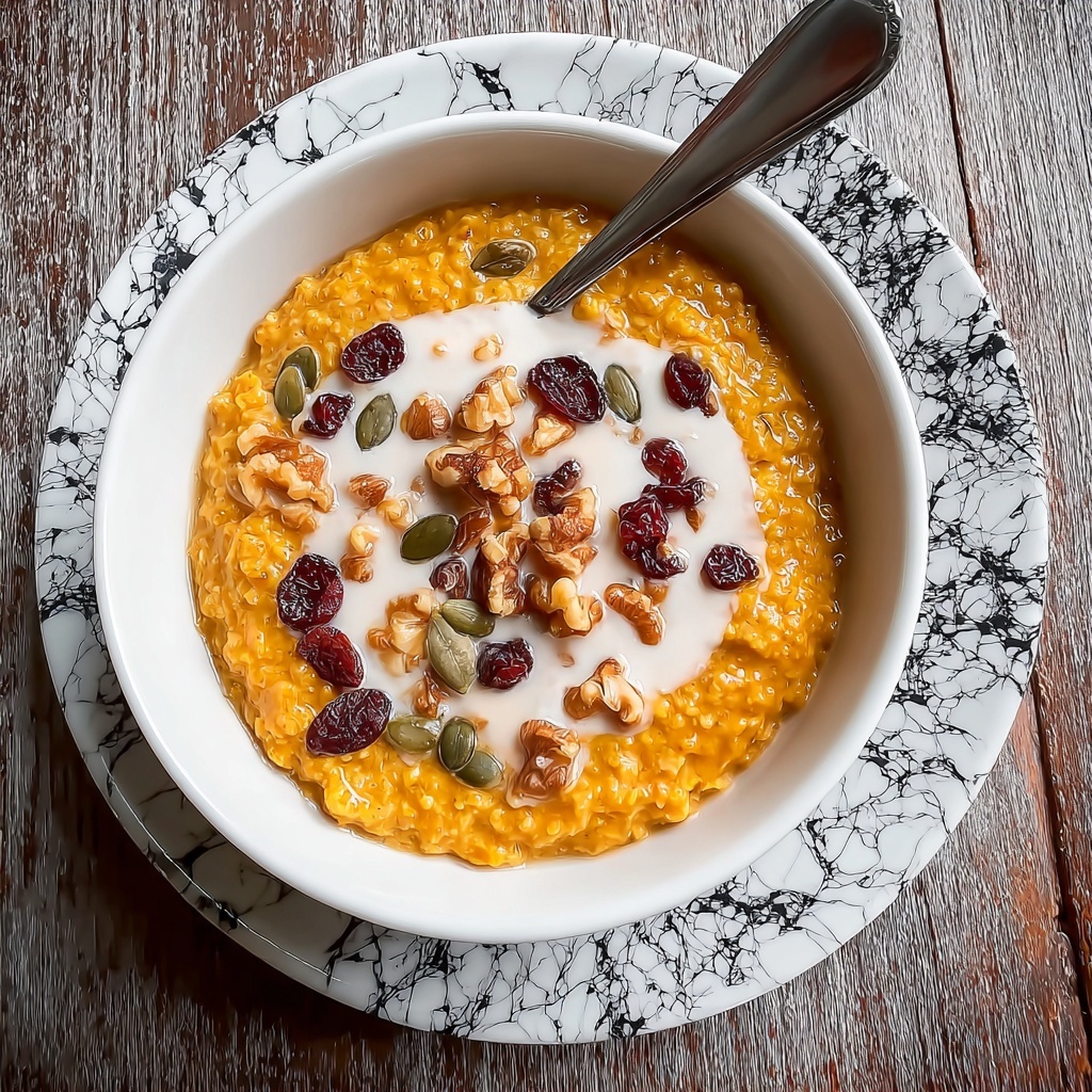 Warm Spiced Pumpkin Oatmeal Recipe - Recipe Image