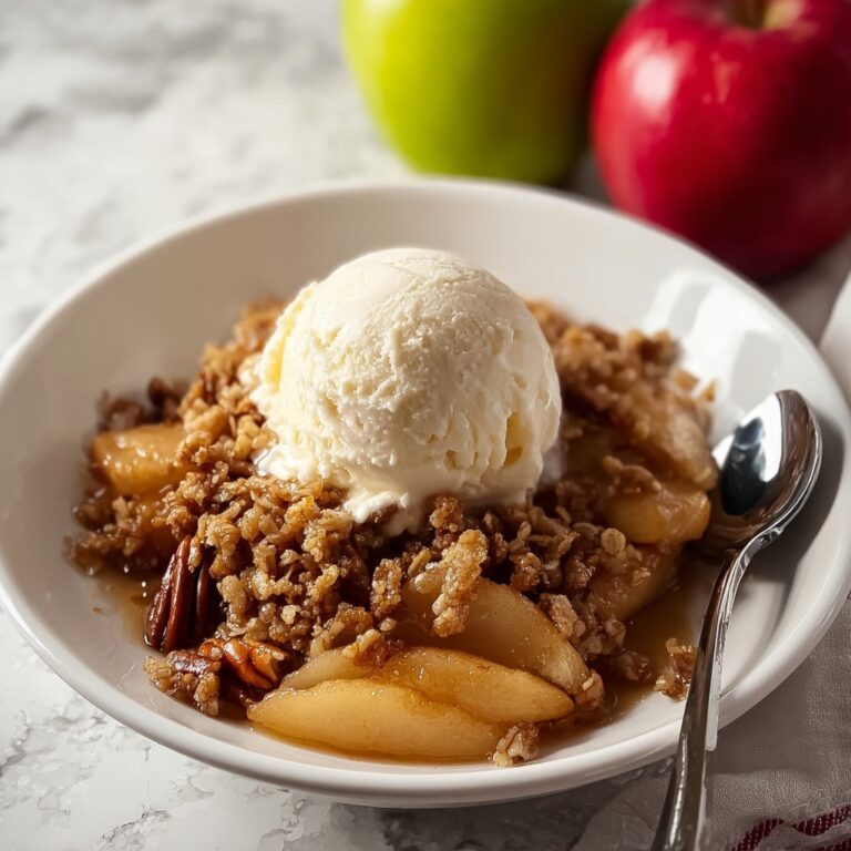 Warm Spiced Baked Apple Crisp Recipe