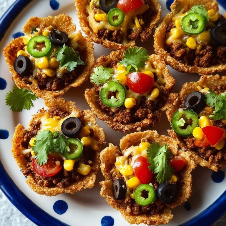 Spicy Mexican Taco Cupcakes Recipe