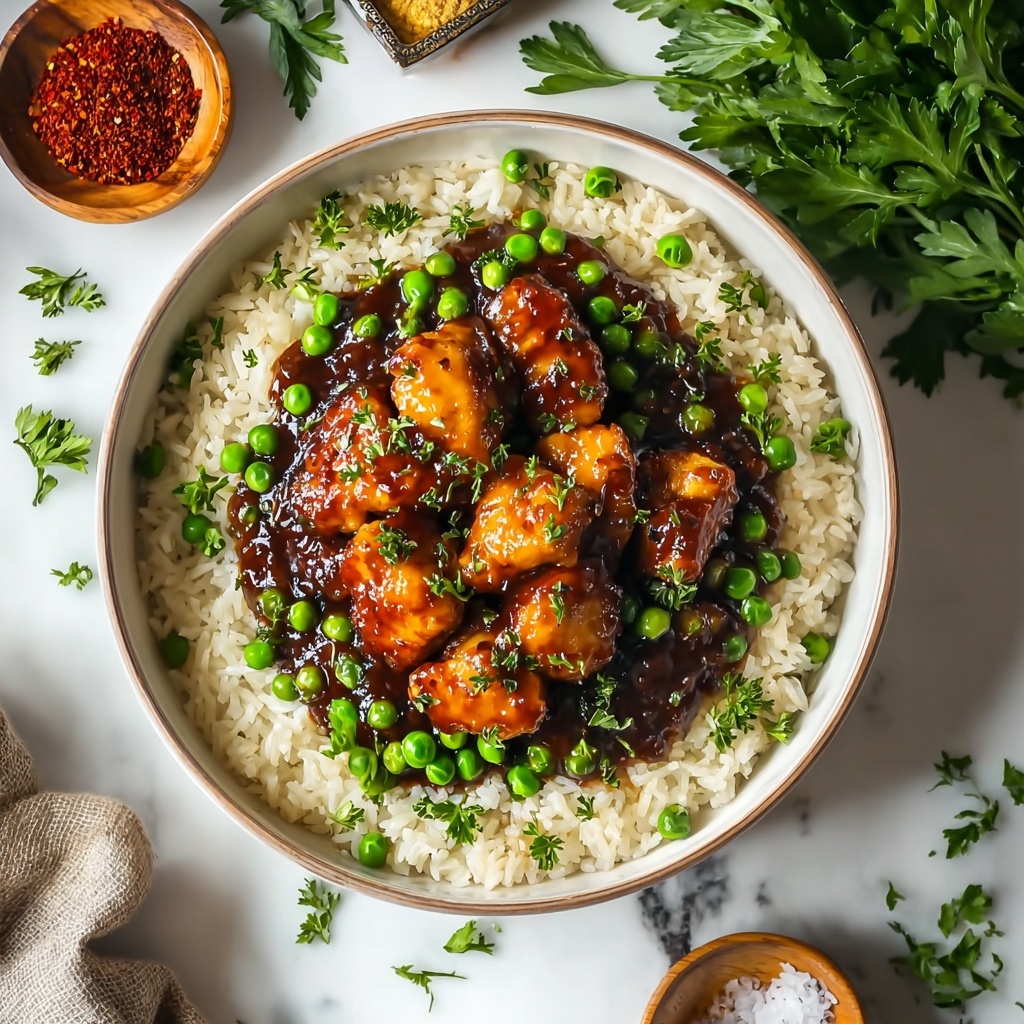 Sticky Chicken Rice Bowls Recipe - Recipe Image