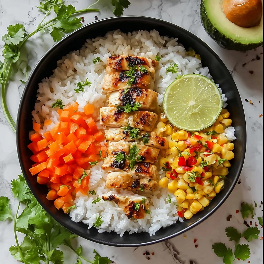 Loaded Street Corn Chicken Rice Bowl Recipe - Recipe Image