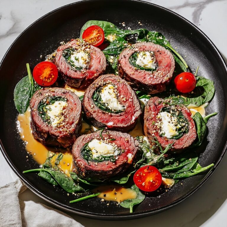 Flank Steak Pinwheels Recipe