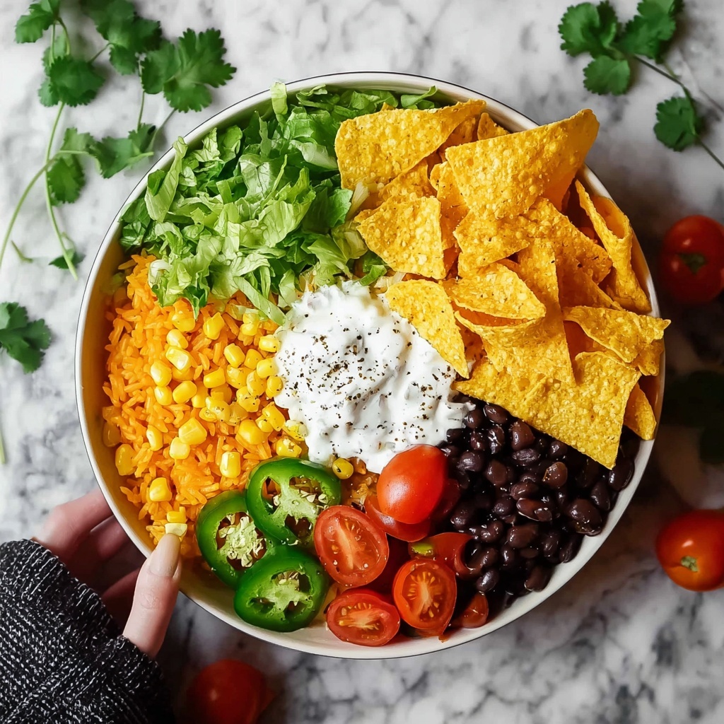 Taco Rice Bowl with Doritos Recipe - Recipe Image