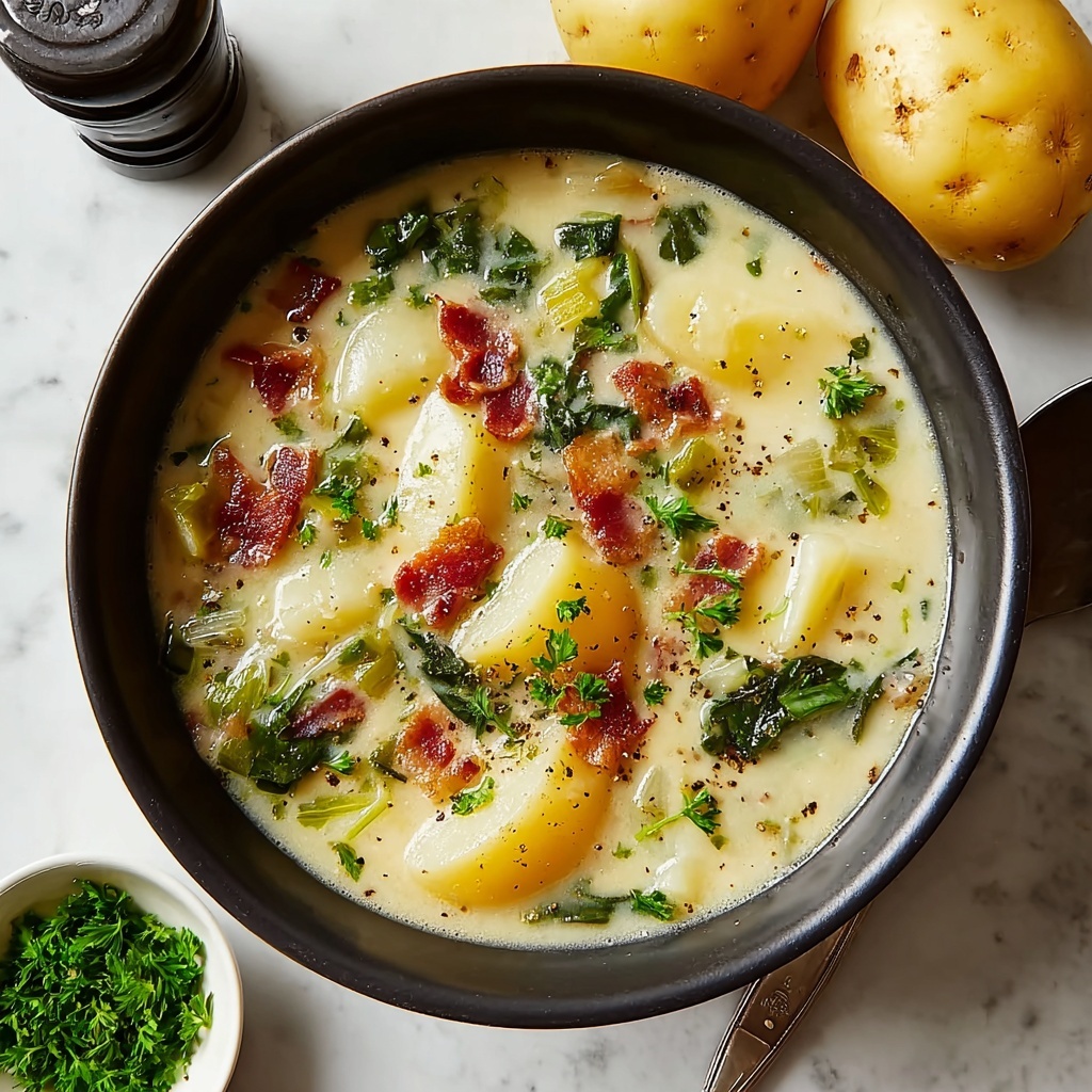 Irish Bacon, Cabbage, and Potato Soup Recipe - Recipe Image