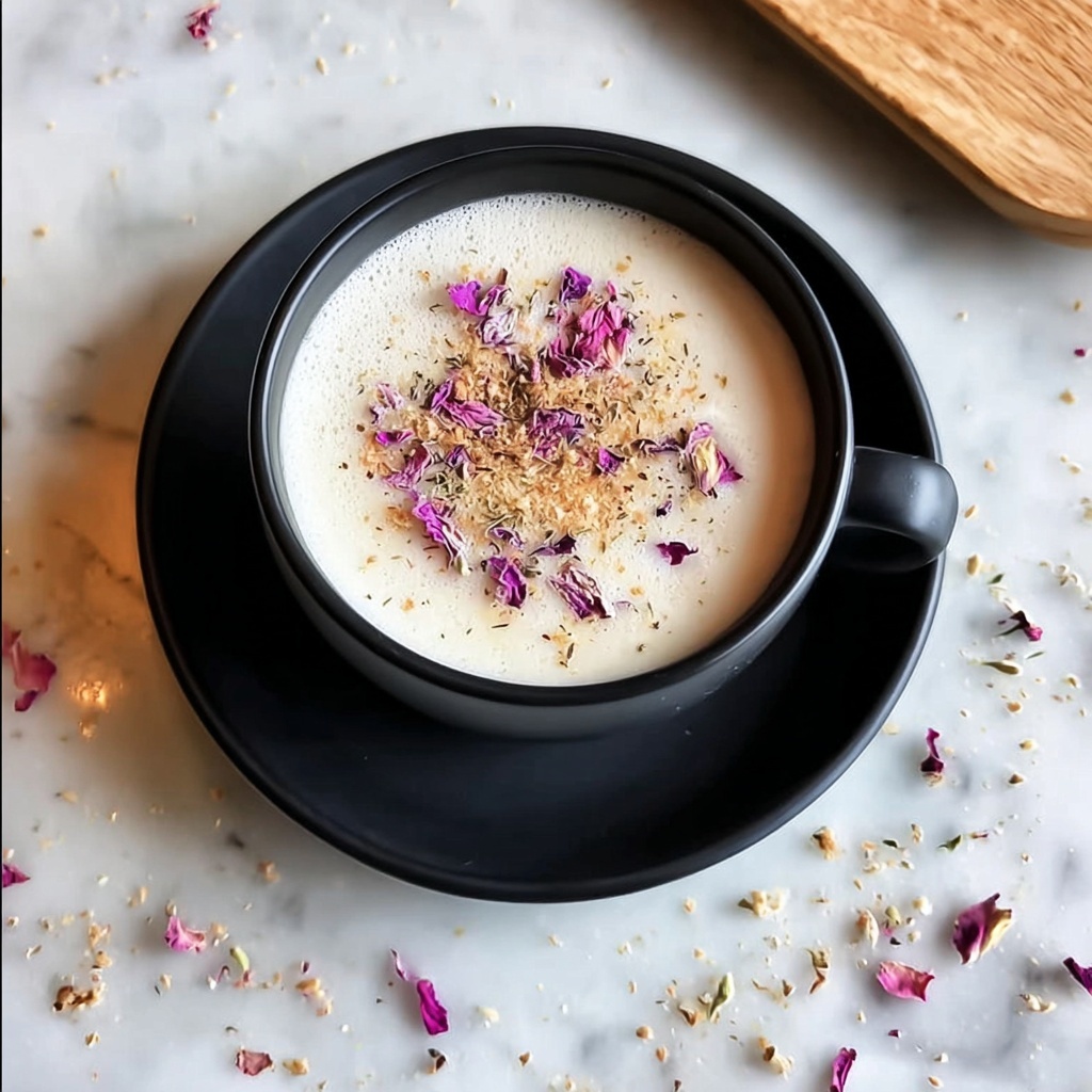 Chamomile Rose Tea Latte Recipe - Recipe Image