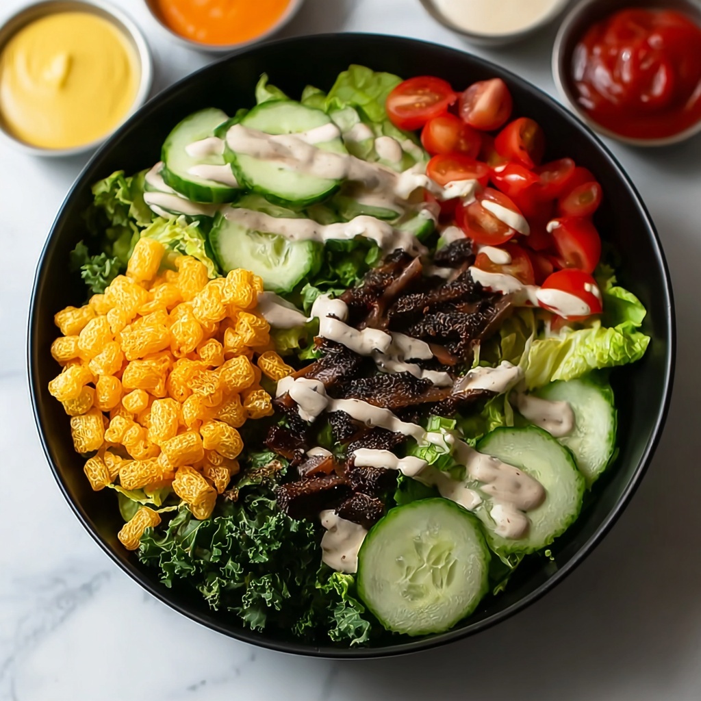 Big Mac Salad Recipe - Recipe Image