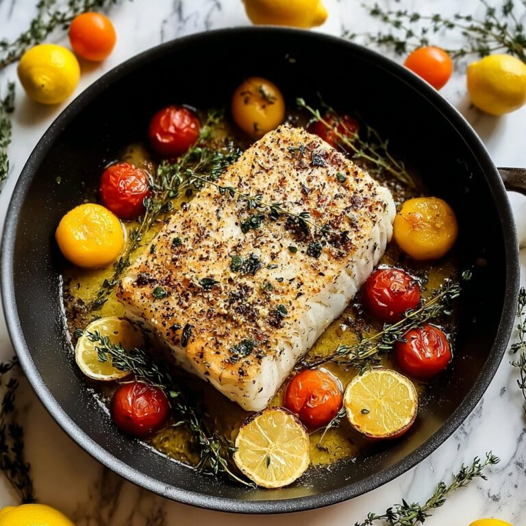 Lemon and Thyme Roasted Sea Bass Recipe