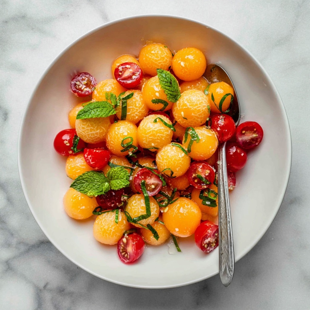 Tomato Cantaloupe Salad Recipe - Recipe Image
