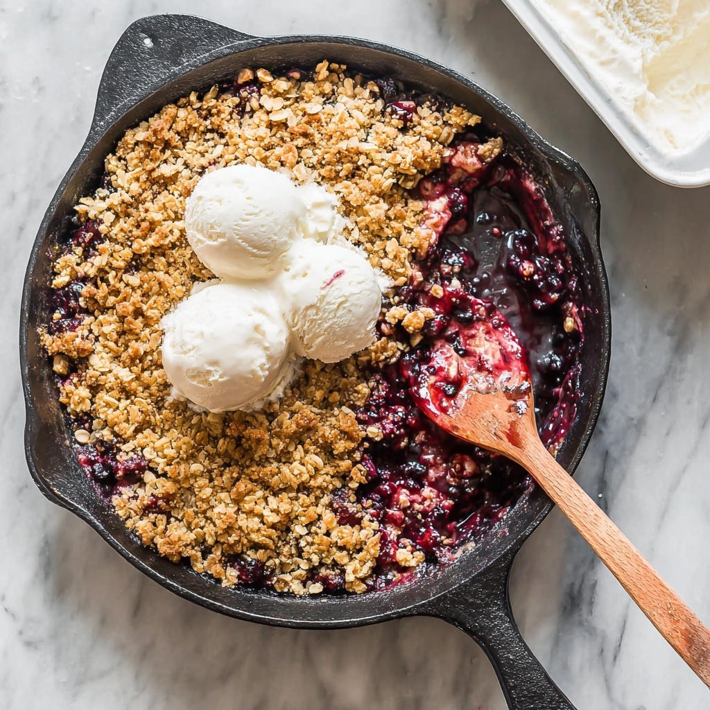 Cherry Strawberry Crisp Recipe - Recipe Image