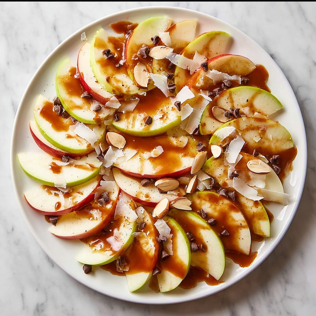 Apple Nachos with Maple, Almond Butter, and Chocolate Chips Recipe - Recipe Image