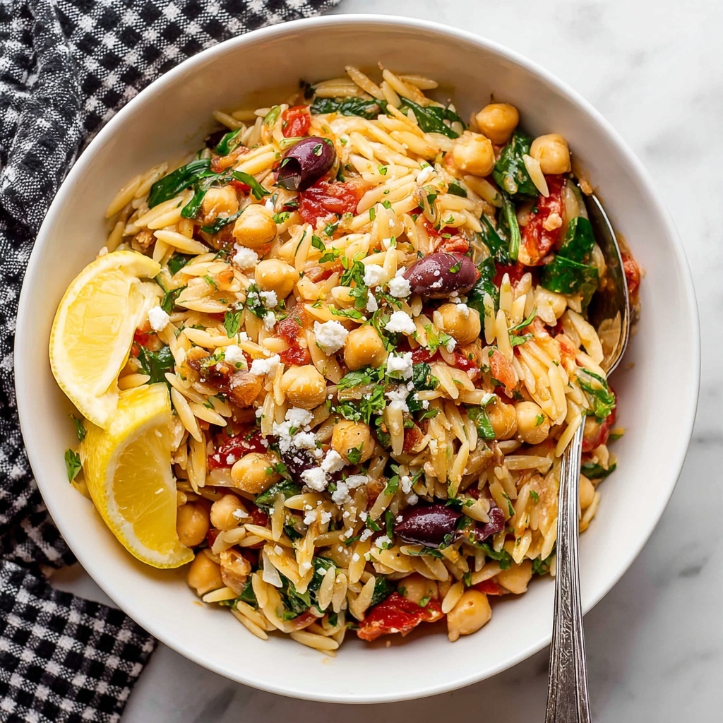 Mediterranean Orzo Bake Recipe - Recipe Image